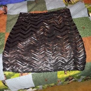 Small Black Sequin Skirt